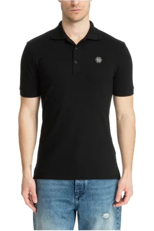 Philipp Plein Hombre, Camisetas, Negro, Talla: L