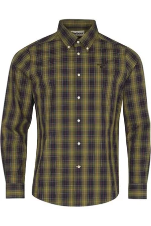Barbour Hombre, Camisas, Verde, Talla: L
