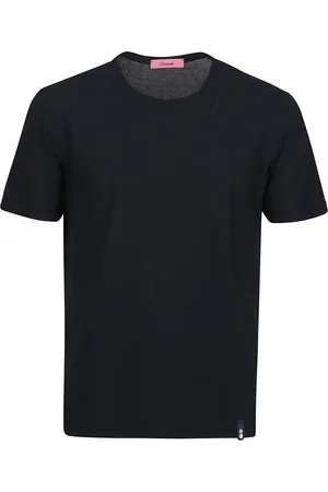 DRUMOHR Hombre, Camisetas, Azul, Talla: M