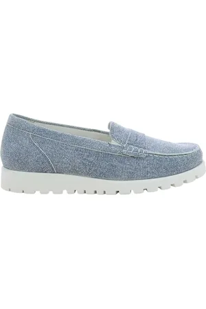 Waldläufer Mujer, Zapatos, Azul, Talla: 38 EU