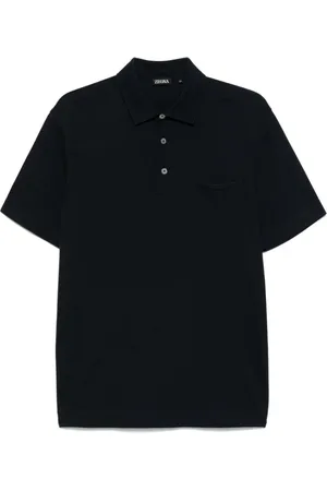 Ermenegildo Zegna Hombre, Camisetas, Azul, Talla: 2XL