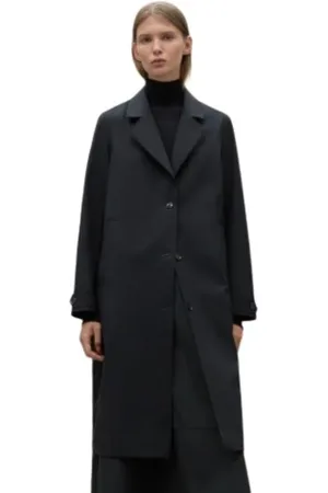 ECOALF Mujer, Abrigos, Negro, Talla: L