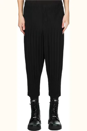 Issey Miyake Hombre, Pantalones, Negro, Talla: L