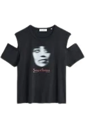 OUR LEGACY Mujer, Camisetas, Negro, Talla: S