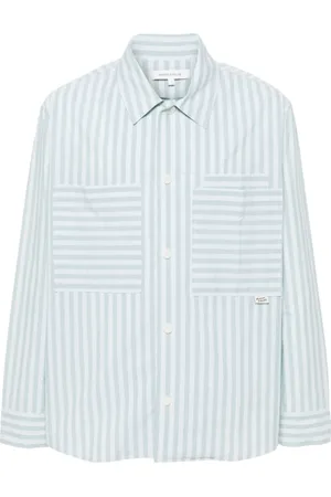 Maison Kitsuné Hombre, Camisas, Azul, Talla: S