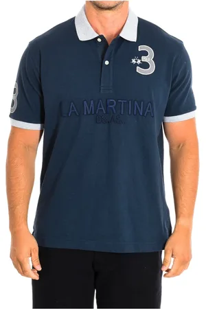 La Martina Hombre, Camisetas, Azul, Talla: M