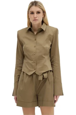 FEDERICA TOSI Mujer, Blusas y Camisas, Verde, Talla: S