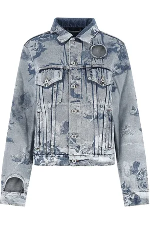 OFF-WHITE Mujer, Chaquetas, Gris, Talla: S