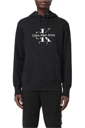 Calvin Klein Hombre, Sudaderas, Negro, Talla: 2XL