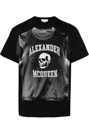 Alexander McQueen Hombre, Camisetas, Negro, Talla: M
