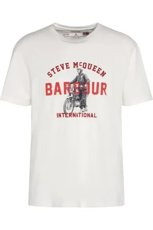 Barbour Hombre, Camisetas, Blanco, Talla: XL