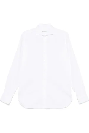 LUIGI BORRELLI NAPOLI Hombre, Camisas, Blanco, Talla: XL