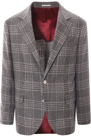 Brunello Cucinelli Hombre, Chaquetas, Gris, Talla: L
