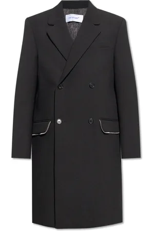 OFF-WHITE Hombre, Abrigos, Negro, Talla: M