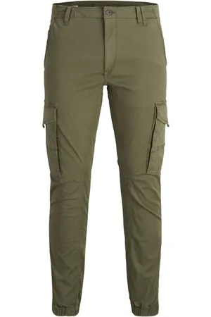 JACK & JONES Hombre, Pantalones, Verde, Talla: W28 L32