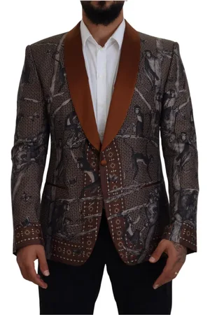 Dolce & Gabbana Hombre, Chaquetas, Marrón, Talla: S
