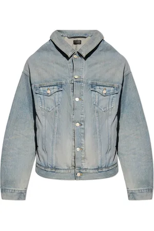 Balenciaga Hombre, Chaquetas, Azul, Talla: S