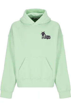 Palm Angels Hombre, Sudaderas, Verde, Talla: M
