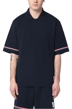 Thom Browne Hombre, Camisetas, Azul, Talla: L