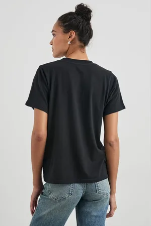 Rails Mujer, Camisetas, Negro, Talla: M