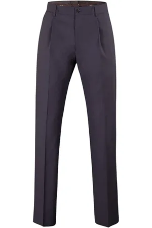 MOORER Hombre, Pantalones, Azul, Talla: 2XL