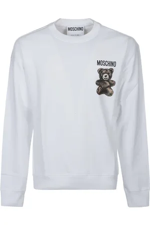 Moschino Hombre, Sudaderas, Blanco, Talla: XL