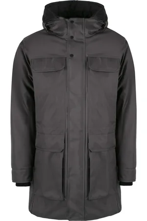 MOORER Hombre, Abrigos, Gris, Talla: M