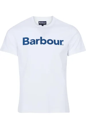 Barbour Hombre, Camisetas, Blanco, Talla: 2XL