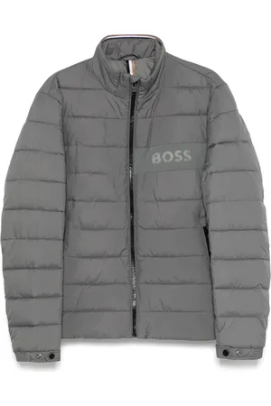 HUGO BOSS Hombre, Chaquetas, Gris, Talla: L