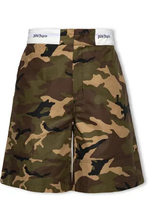 Palm Angels Hombre, Pantalones cortos, Verde, Talla: S
