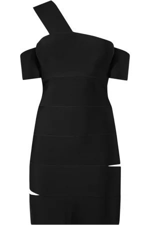 Alexander McQueen Mujer, Vestidos, Negro, Talla: M