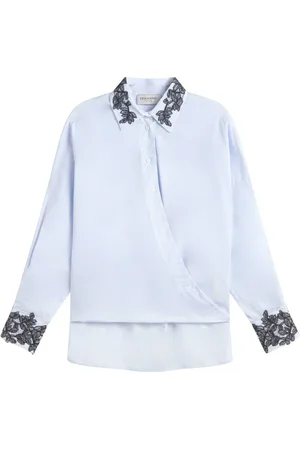 ERMANNO SCERVINO Mujer, Blusas y Camisas, Azul, Talla: S