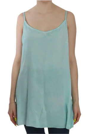 ERMANNO SCERVINO Mujer, Camisetas, Azul, Talla: L
