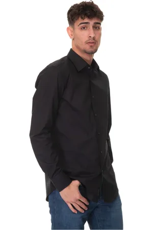 HUGO BOSS Hombre, Camisas, Negro, Talla: M