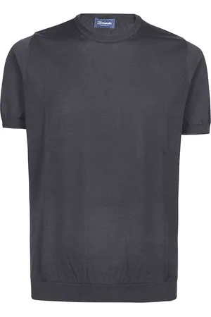 DRUMOHR Hombre, Camisetas, Azul, Talla: L