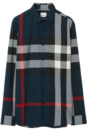 Burberry Hombre, Camisas, Azul, Talla: L