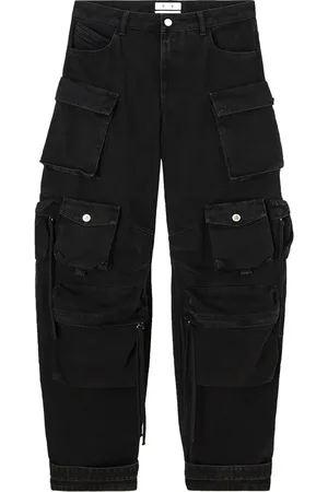 The Attico Mujer, Vaqueros, Negro, Talla: W28