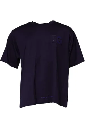 Dolce & Gabbana Hombre, Camisetas, Azul, Talla: M