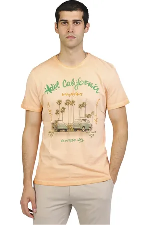 BOB der Bär Hombre, Camisetas, Naranja, Talla: S