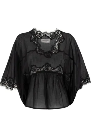 ERMANNO SCERVINO Mujer, Blusas y Camisas, Negro, Talla: S