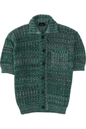 Roberto Collina Hombre, Jerseys, Verde, Talla: M