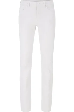 HUGO BOSS Hombre, Vaqueros, Blanco, Talla: W32 L34