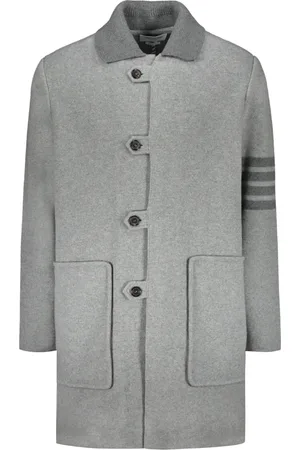 Thom Browne Hombre, Abrigos, Gris, Talla: S