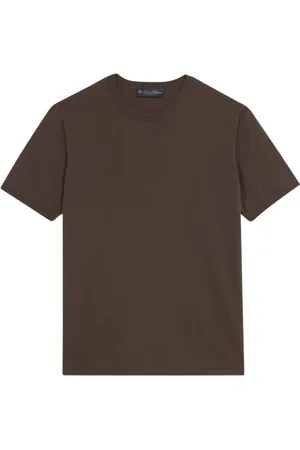 Brooks Brothers Hombre, Camisetas, Marrón, Talla: S