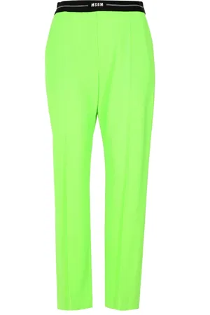 Msgm Mujer, Pantalones, Verde, Talla: S
