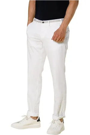 Masons Hombre, Pantalones, Blanco, Talla: L