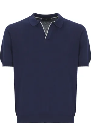 FAY Hombre, Camisetas, Azul, Talla: XL