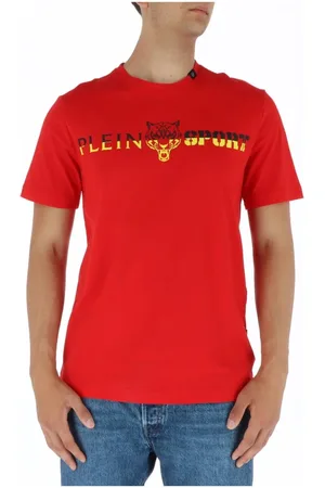 Philipp Plein Hombre, Camisetas, Rojo, Talla: XL