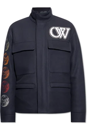 OFF-WHITE Hombre, Chaquetas, Azul, Talla: XL