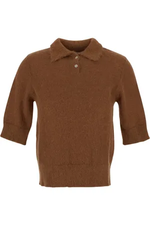LARDINI Mujer, Camisetas, Marrón, Talla: S